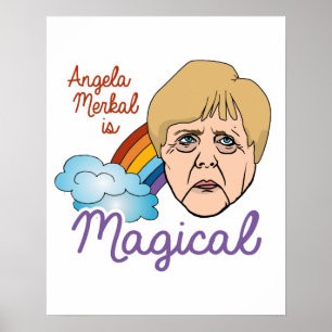 Angela Merkel is Magisch - - Poster