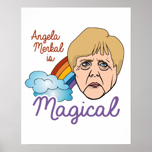 Angela Merkel is Magisch - - Poster (Voorkant)