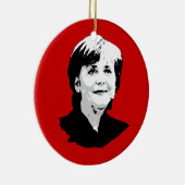 Angela Merkel Keramisch Ornament (Rechts)