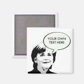 Angela Merkel Magneet (Voorkant / Achterkant)