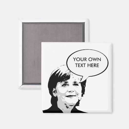 Angela Merkel Magneet (Voorkant / Achterkant)