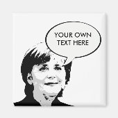 Angela Merkel Magneet (Voorkant)