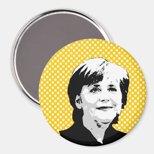 Angela Merkel Magneet (Voorkant / Achterkant)