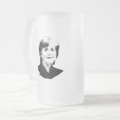 Angela Merkel Matglas Bierpul (Voorkant links)