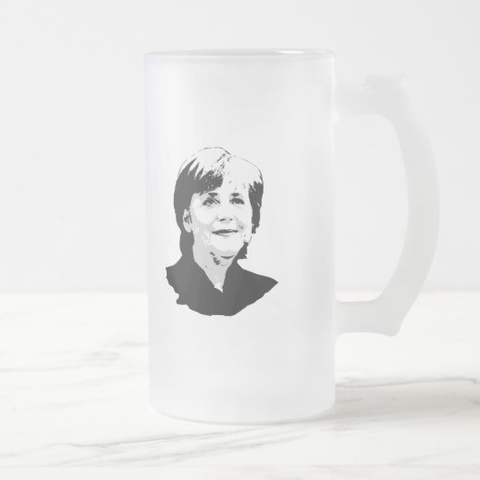 Angela Merkel Matglas Bierpul (Rechts)