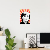 Angela Merkel Poster (Thuiskantoor)