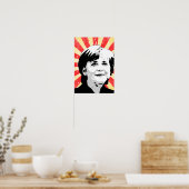 Angela Merkel Poster (Keuken)