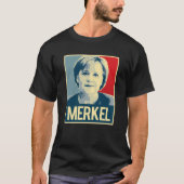 Angela Merkel Propaganda T-shirt (Voorkant)