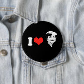 Angela Merkel Ronde Button 4,0 Cm (In situ)