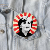 Angela Merkel Ronde Button 4,0 Cm (In situ)