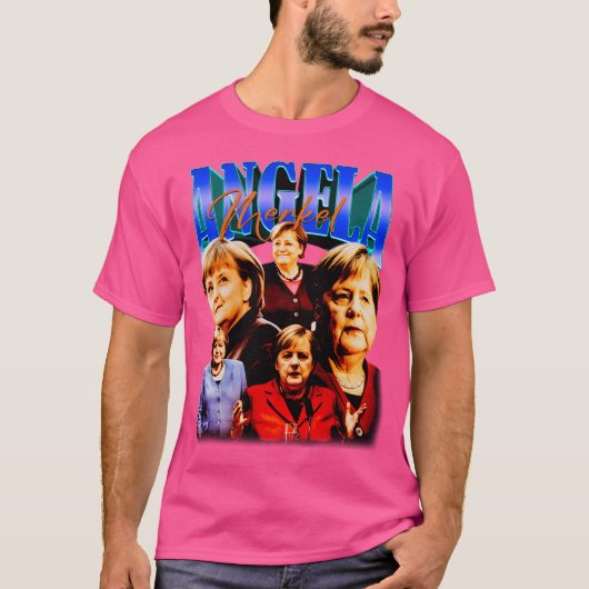 Angela Merkel Stijl T-shirt (Voorkant)