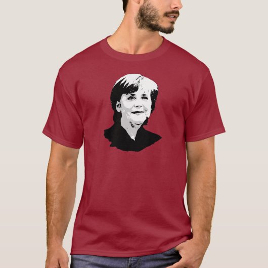Angela Merkel T-shirt (Voorkant)