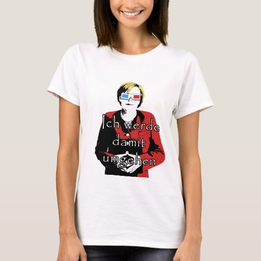 Angela Merkel T-shirt (Voorkant)