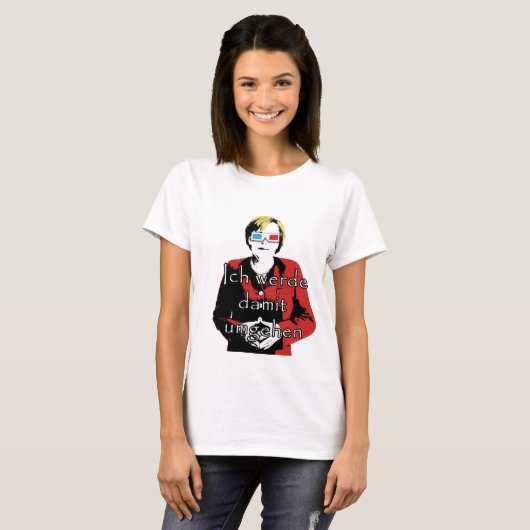 Angela Merkel T-shirt (Voorkant volledig)