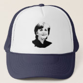 Angela Merkel Trucker Pet (Voorkant)