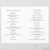 Angela Modern huwelijksprogramma (Achterkant)