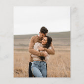 Angela Modern Wedding Save the Date (Achterkant)