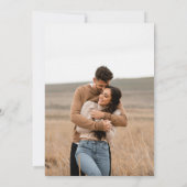 Angela Modern Wedding Save The Date (Achterkant)