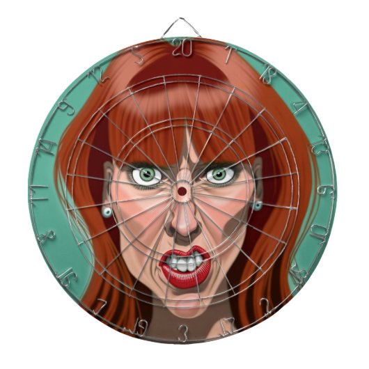 Angela_Rayner Dartboard 2 Dartbord (Voorkant)