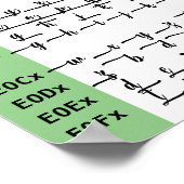 Angela Script Font Ligatures Poster (Hoek)