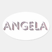 Angela sticker naam (Voorkant)