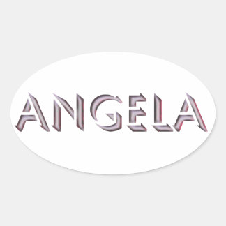 Angela sticker naam