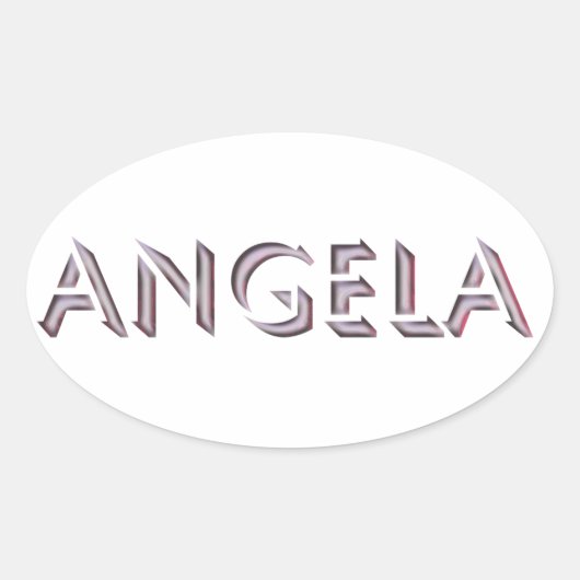 Angela sticker naam (Voorkant)