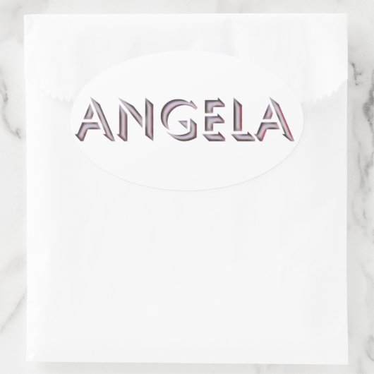 Angela sticker naam (Tas)