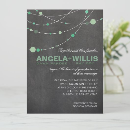 Angela Stylish Strands | Koolboardmint FELT Kaart (Staand voorkant)