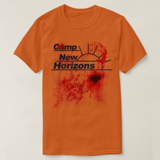 Angelas Camp New Horizons Slaapweg Camp T-shirt (Design voorkant)