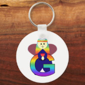 Angelbet Letter G Sleutelhanger (Voorkant)