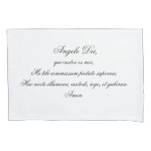 Angele Dei Guardian Angel Prayer Pillow Hoesje Kussensloop (Voorkant)