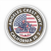 Angeles Crest Highway California State Route 2 Sticker (Voorkant)