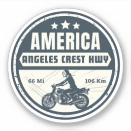 Angeles Crest Highway California State Route 2 Sticker