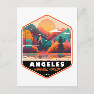 Angeles National Forest California  Emblem Briefkaart