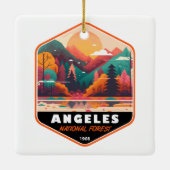 Angeles National Forest California  Emblem Keramisch Ornament (Achterkant)