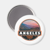 Angeles National Forest California Emblem Magneet (Voorkant / Achterkant)