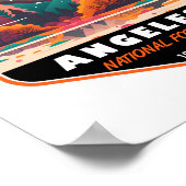 Angeles National Forest California  Emblem Poster (Hoek)