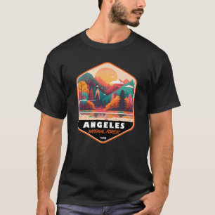 Angeles National Forest California  Emblem T-shirt