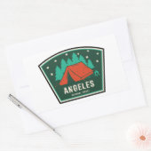 Angeles National Forest Camping Rechthoekige Sticker (Envelop)