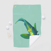 Angelfish - Abstract Design - Knippen uit een foto Golfhanddoek (Insitu)