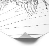 Angelfish Adult Coloring Poster (Hoek)