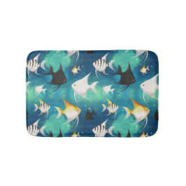 Angelfish Aquarium Pattern Badmat