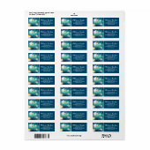 Angelfish Aquarium Pattern Etiket (Full Sheet)