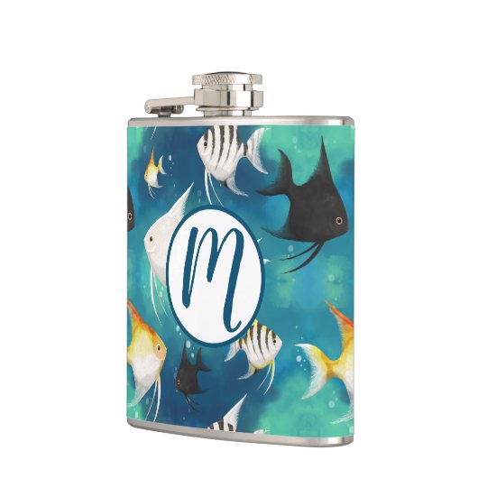 Angelfish Aquarium Pattern Heupfles (Links)