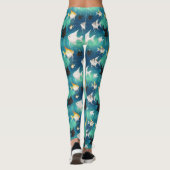 Angelfish Aquarium Pattern Leggings (Achterkant)
