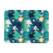 Angelfish Aquarium Pattern Magneet (Horizontaal)