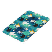 Angelfish Aquarium Pattern Magneet (Linkerzijde)