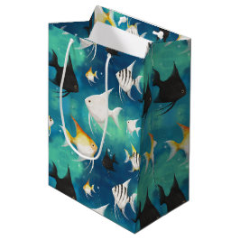 Angelfish Aquarium Pattern Medium Cadeauzakje