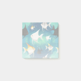 Angelfish Aquarium Pattern Post-it® Notes